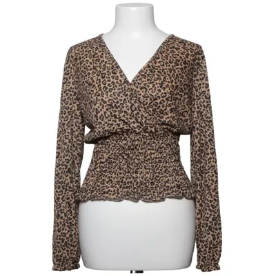 Blouse (Bruin, Zwart) van New Collection Elastaan, Polyester