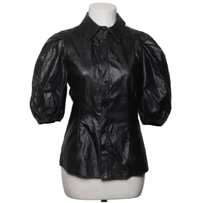 Kortärmad skjorta (Svart) från Rinascimento Polyuretan, Viskos