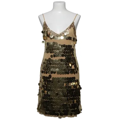 Cocktailkjole (Beige, Guld) fra Maner Polyester
