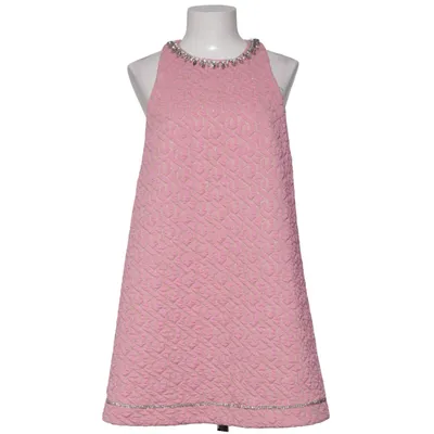 Kjole (Pink, Guld) fra Zara Metallfiber, Polyester