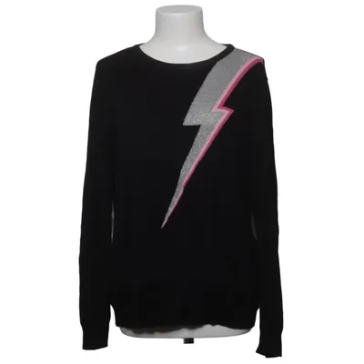 Pull-over (Noir, Argent, Rose) de Sugarhill Coton, Fibre métallique, Viscose