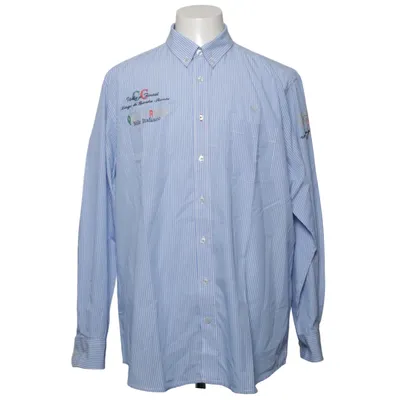 Chemise (Bleu, Blanc) de Carlo Colucci Coton