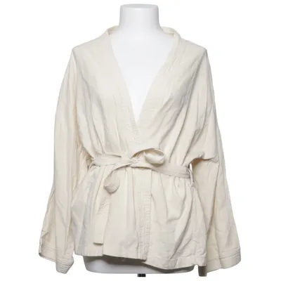 Wikkelblouse (Beige) van Rodebjer Zijde