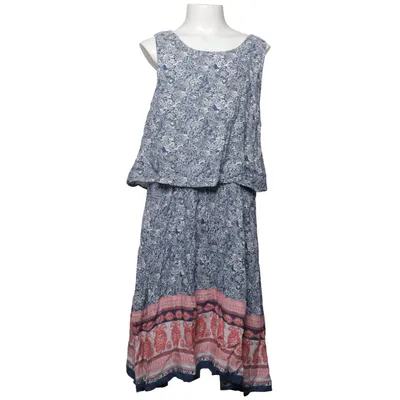 Robe (Bleu, Rouge, Blanc) de Here + There by C&A Coton, Viscose
