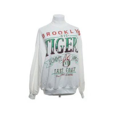 Collegetröja (Vit, Flerfärgad) från Chiquelle Bomull, Polyester