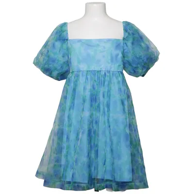 Jurk (Blauw, Groen, Meerkleurig) van Monki Polyester