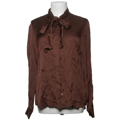 Blouse lavallière (Marron) de The Shirt Factory Viscose