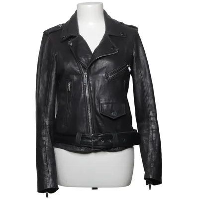 Veste de motard (Noir) de Zara Woman Cuir, Polyester