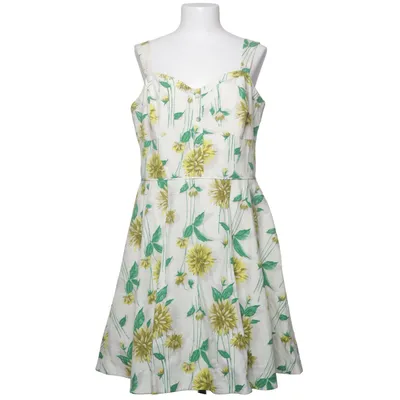 Dress (White, Yellow, Green) from Oasis Cotton, Polyamide, Polyester