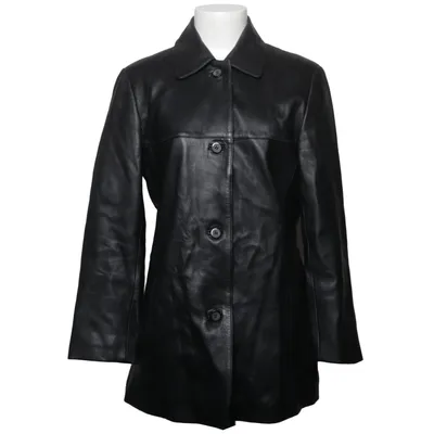 Leather coat (Black) from Woodlands Leather Leather