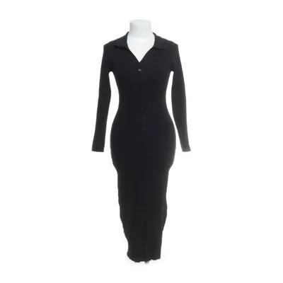 Jurk met col (Zwart) van Moocci Nylon, Viscose