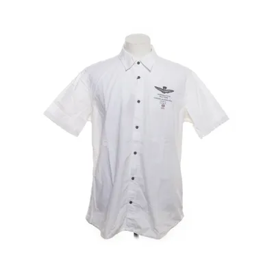 Kortärmad skjorta (Vit) från Aeronautica Militare Bomull