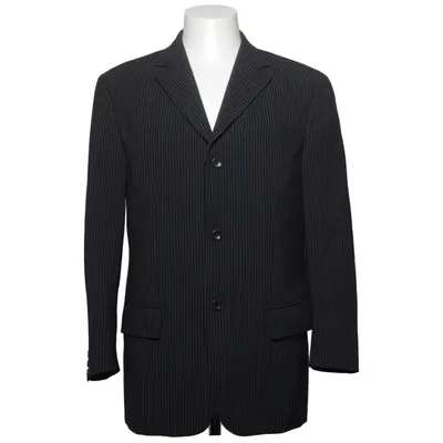 Blazer (Grå, Sort) fra Daniele Alessandrini Elastan, Polyester, Viscose, Uld