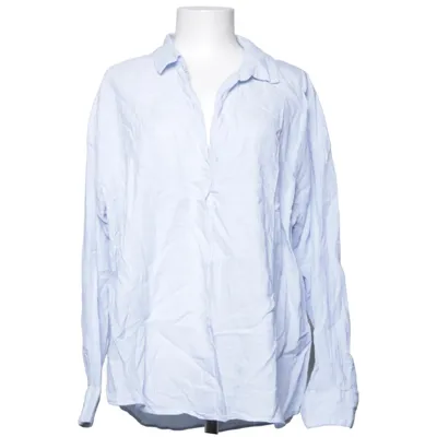 Blus (Blå) från L.O.G.G by H&M Bomull, Linne