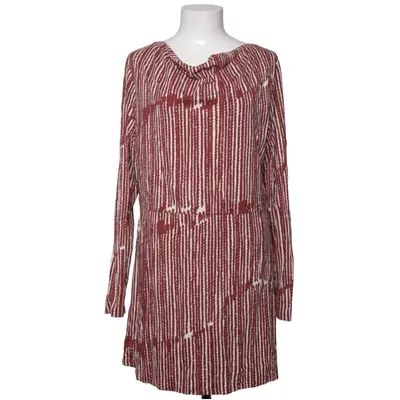 Kjole (Rød, Hvid) fra Nanso Elastan, Viscose