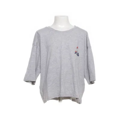 T-shirt (Grijs) van Fila Katoen, Viscose