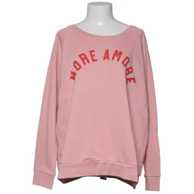 Collegetröja (Rosa) från Three Monkeys Ekologisk bomull, Återvunnen polyester