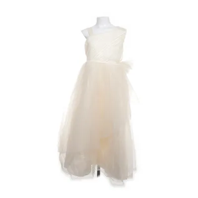 Flower girl dress (Yellow, Beige) Polyester, Viscose