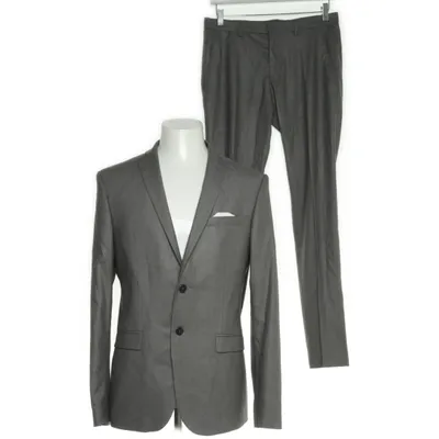 Suit (Gray) from Zara Man Viscose, Polyester, Elastane