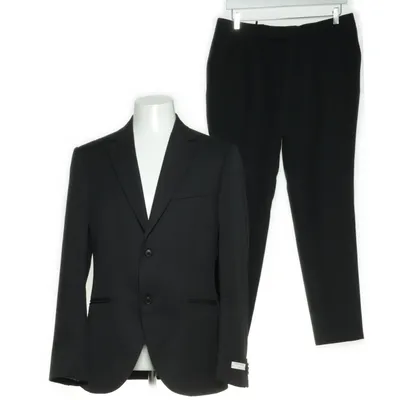 Suit (Black) from Tiger of Sweden Polyester, Wool, Viscose
