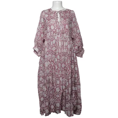 Robe longue (Violet, Blanc) de Daughters of India Coton
