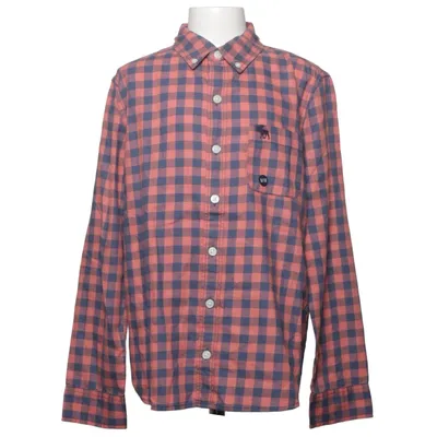 Flannel shirt (Blue, Red) from Abercrombie & Fitch Cotton