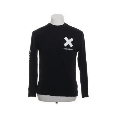 Långärmad t-shirt (Svart, Vit) från Collusion