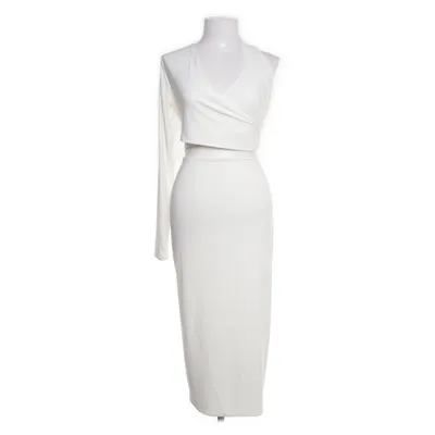 Avondjurk (Wit) van PrettyLittleThing Polyester, Elastaan