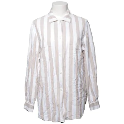 Chemise (Beige, Blanc) de Together Lin, Viscose