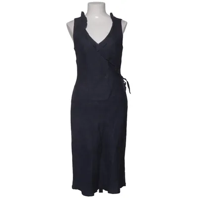 Jurk (Blauw) van Caroll Acetaat, Linnen