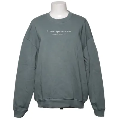 Collegetröja (Grön) från Aim'n Bomull, Polyester