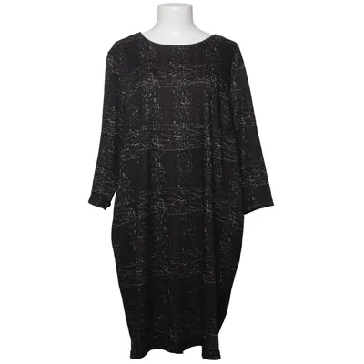 Dress (Black, Multicolored) from Laura Torelli Elastane, Polyester