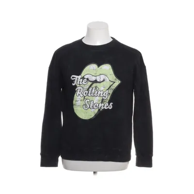 Collegetröja (Svart) från The Rolling Stones Bomull, Polyester