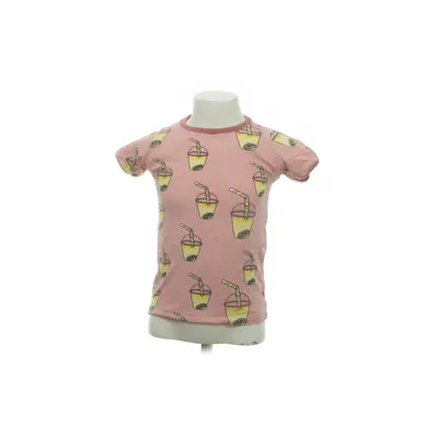 T-shirt (Pink) from Småfolk Cotton, Elastane