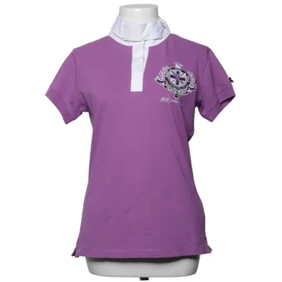 Polo (Violet, Blanc) de HV Polo Coton, Élasthane