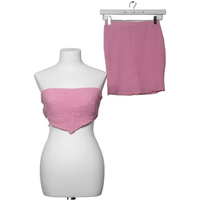 Set (Pink) from Shein Cotton, Polyester