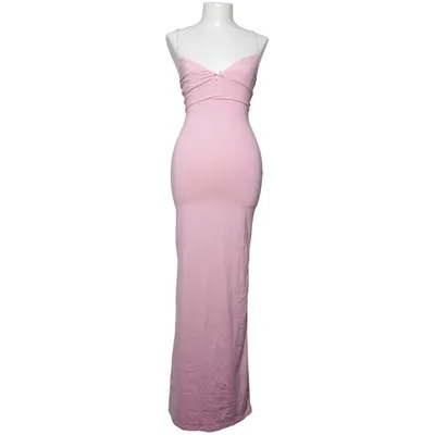 Maxi dress (Pink) from Bershka Elastane, Polyamide