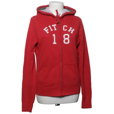 Hoodie (Red) from Abercrombie & Fitch Cotton, Polyester