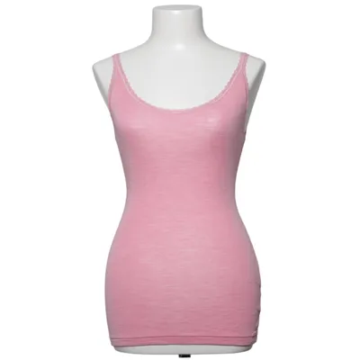 Tanktop (Roze) van Dilling Merinowol, Zijde