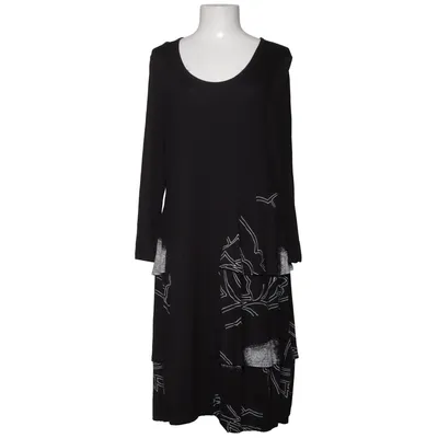 Klänning (Svart, Vit) från Baldino Elastan, Viskos