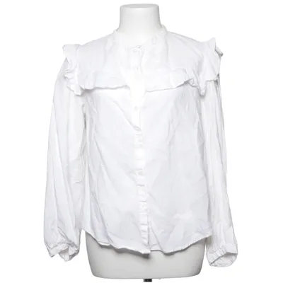Bluse (Linen Blend) fra H&M Bomuld, Linned