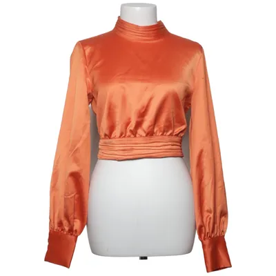 Blouse (Orange) from The Fashion Fraction x NA-KD Elastane, Polyester