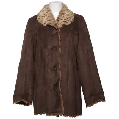 Veste en peau de mouton retournée (Marron) de Vini Vicli Acrylique, Polyester