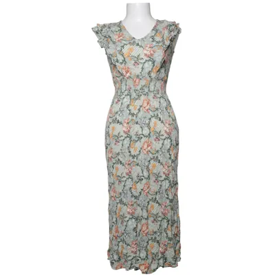Robe longue (Vert, Multicolore) de Vintage Stories Viscose