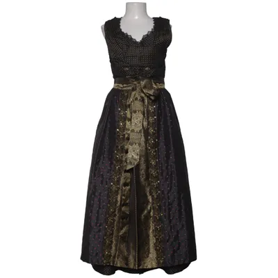 Dirndl (Svart, Flerfärgad) från Nockstein Trachten Bomull, Polyester