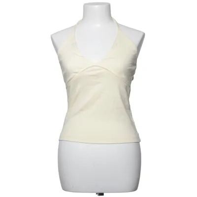 Halterneck top (Beige) fra Lager 157 Bomuld, Elastan