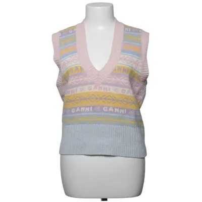 Pull sans manches (Rose, Multicolore) de Ganni Polyamide, Laine