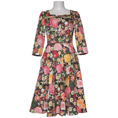 Klänning (Svart, Flerfärgad) från Hearts & Roses Bomull, Elastan