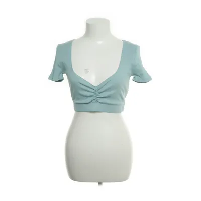 Crop top (Grön) från Zara Bomull, Elastan