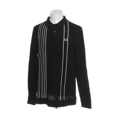 Långärmad t-shirt (Svart, Vit) från Fred Perry
